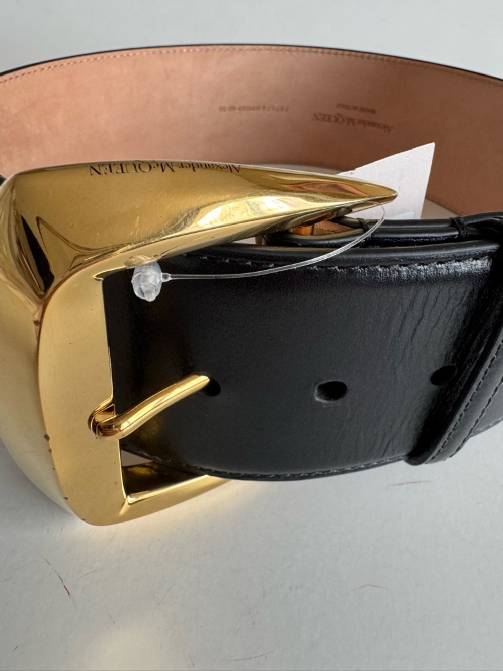 Alexander McQueen Geometric Buckle Belt - Picture 8 of 9